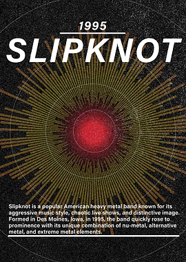 Slipknot 1995 Poster