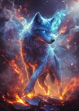 Wolf of Fire and Ice