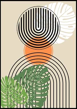 Tropical Abstract Art