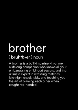 Brother Definition Print