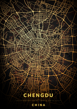 Chengdu City Map