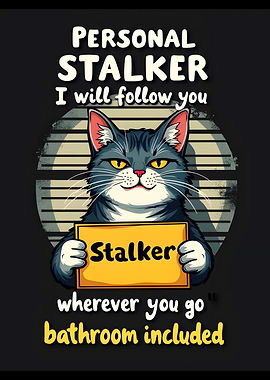 Cat Stalker Graphic