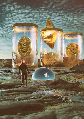 Cryptocurrency in Glass