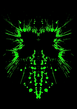 Rorschach Green Neon 1