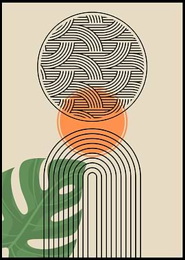 Abstract Geometric Art Print