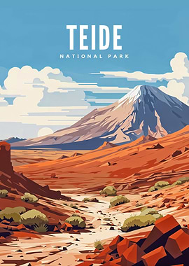 Teide National Park Poster