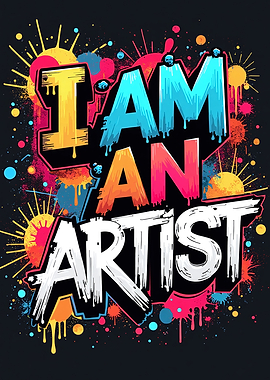I Am An Artist Graffiti