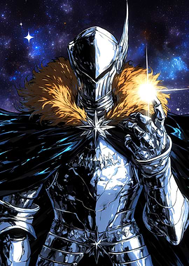 Silver Knight in Space