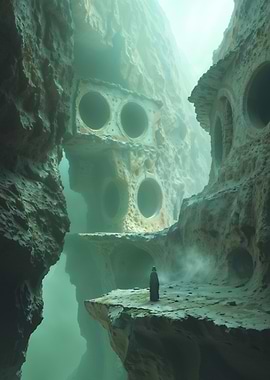 Mysterious otherworldly Cave ruins