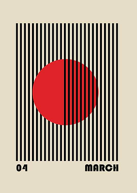 March 4th Minimalist Art Bauhaus