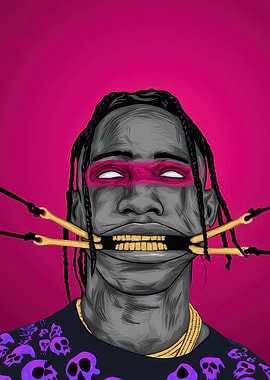 Travis Scott Digital Art
