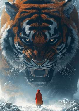 Cinematic Tiger and Red Hood