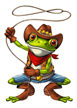 Frog Cowboy