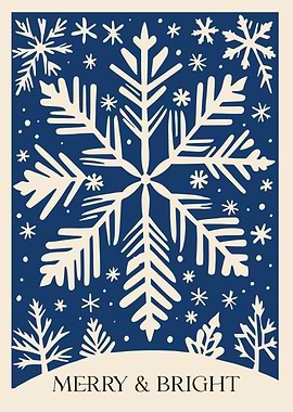 Winter Snowflake Greeting
