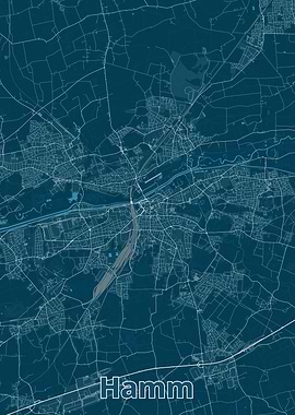 Hamm City Map