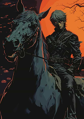 Dark Fantasy Horseman Halloween