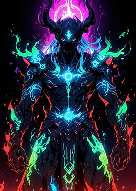Neon Demon Warrior