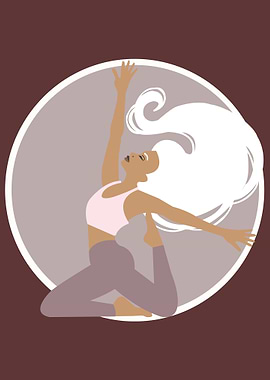 Yoga Pose Illustration