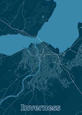 Inverness City Map