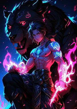 Warrior and Beast