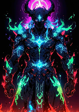 Neon Demon Warrior
