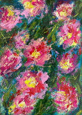Abstract Floral Painting