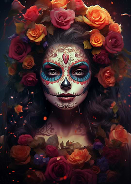 Sugar Skull Woman