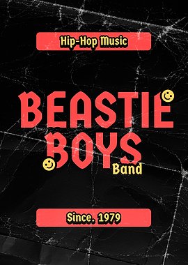 Beastie Boys Band Poster
