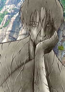 Stone-Faced Anime Character