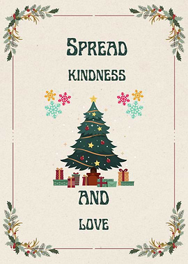 Christmas Tree Kindness Poster
