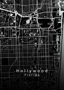 Hollywood Florida Map