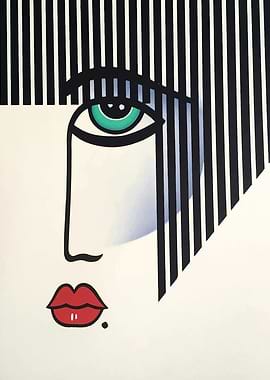 Abstract Woman Portrait