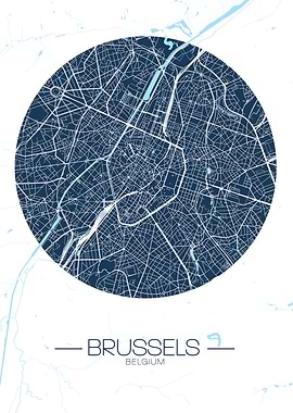 Brussels City Map