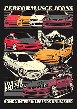 Honda Integra Performance Icons
