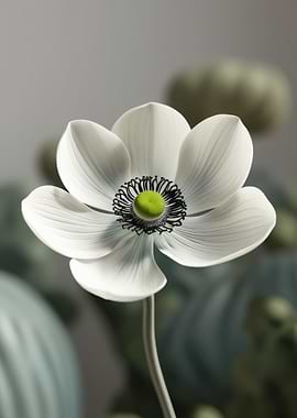 White Flower Close-Up