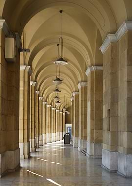 Arched Colonnade in Pisa
