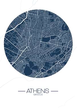 Athens City Map