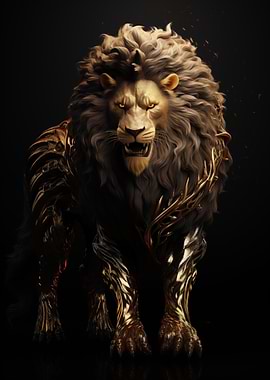 Golden Lion Artwork