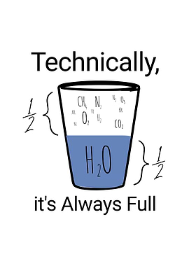 Water Glass Science Pun