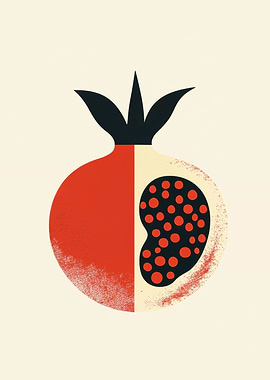 Pomegranate Illustration