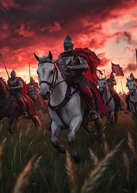 Medieval Knights Charge