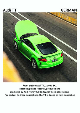Green Audi TT Coupe