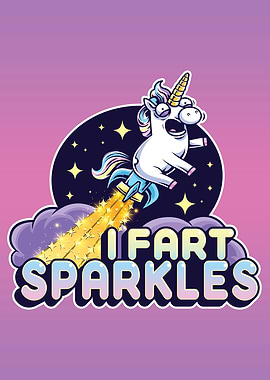 Unicorn Fart Sparkles - Funny