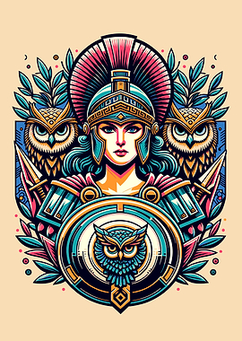 Athena Goddess of wisdom, warfare, and handicraft