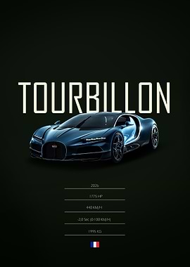 Blue 2026 Bugatti Tourbillon