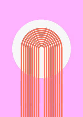 Abstract Rainbow Art