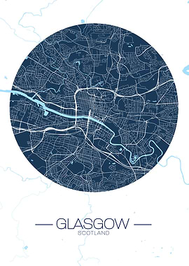 Glasgow City Map