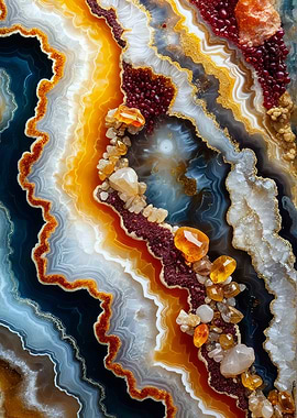 Agate Geode Slice