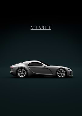 Grey Bugatti Atlantic (concept car) - Green Tint