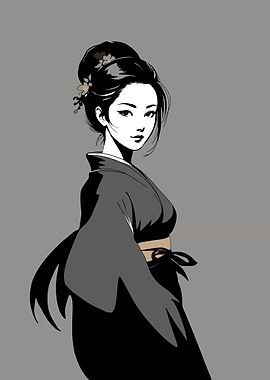 Geisha in Kimono